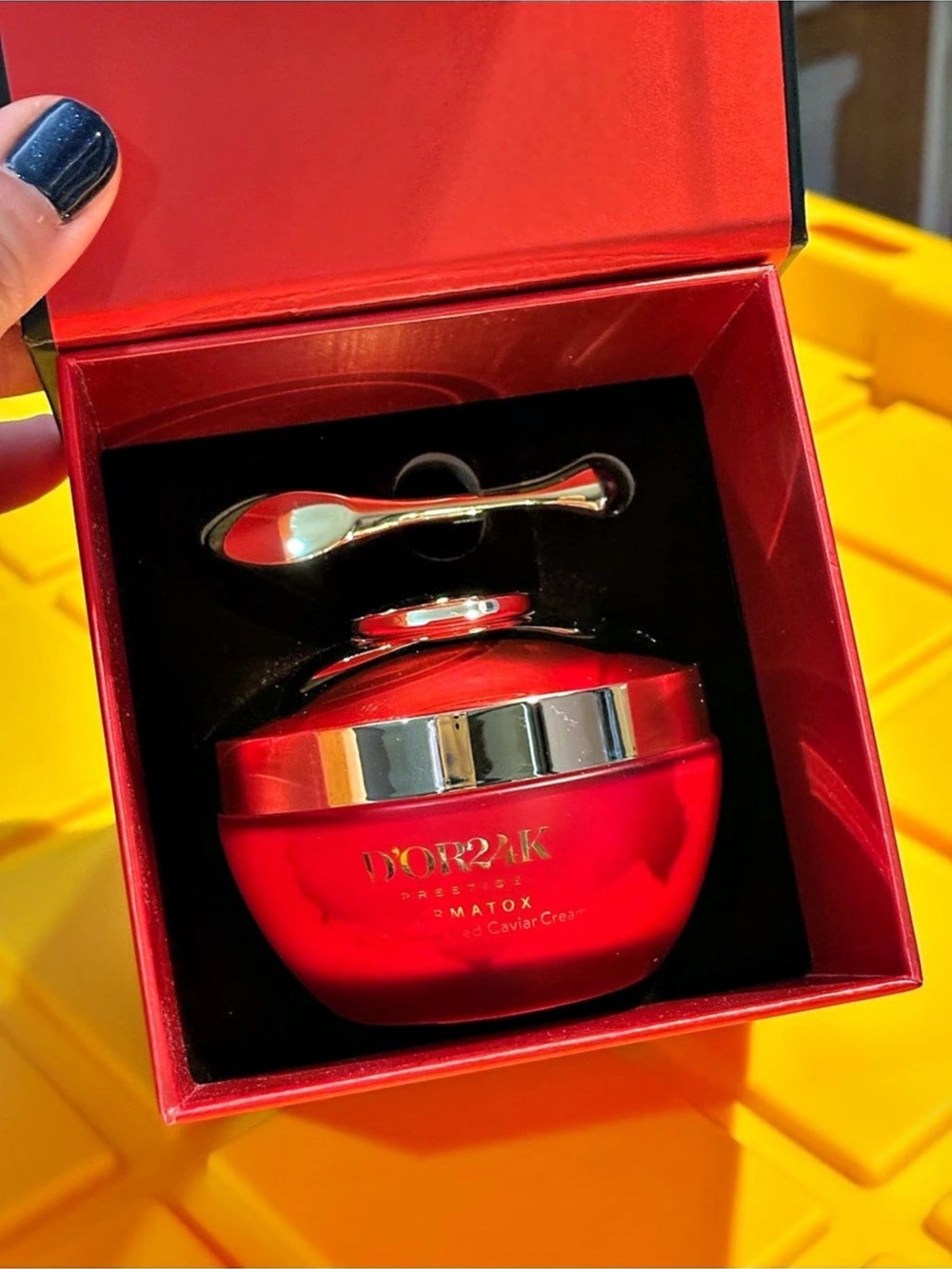 D'Or24K Prestige Dermatox Bio Thermal Red Caviar Cream 120g Red